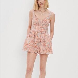 Floral Print Romper- American Eagle